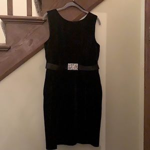 Black Velvet Cocktail Dress